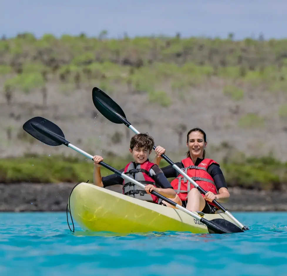 Kayaking in Finch Bay